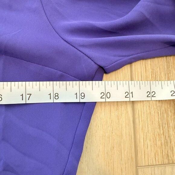 Express Button-Front Blouse β Vibrant Purple, Size Small πβ¨ - Picture 10 of 11